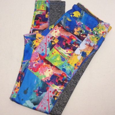 Colorful/Gray LULAROE LEGGINGS Size L (Jordan Style)